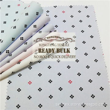 Poly Cotton Jacquard Print Shirt Fabric For Men